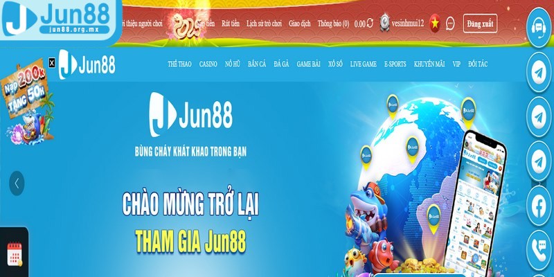 Giới thiệu JUN88 - Điểm đến cá cược nổi tiếng bậc nhất 2 Nhà cái đã đăng ký và được cấp phép hoạt động uy tín