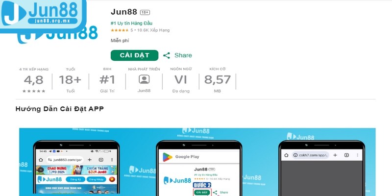 Link vào chính thức JUN88 an toàn, trải nghiệm đỉnh cao 3 Truy cập link chính thức vào nhà cái đơn giản chỉ với 3 bước