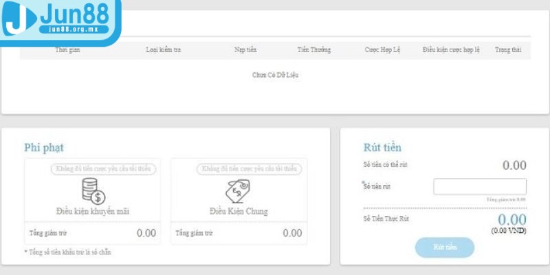 Rút tiền JUN88 - Giao dịch đơn giản, nhanh thần tốc 1 Rút tiền JUN88 diễn ra rất nhanh chóng, an toàn tuyệt đối