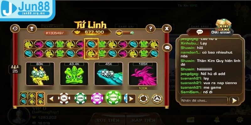 Tứ Linh - Trải nghiệm game giải trí thịnh hành nhất hiện nay 1 Tứ Linh là tựa game Nổ hũ đặc sắc lấy cảm hứng từ những linh thú huyền thoại